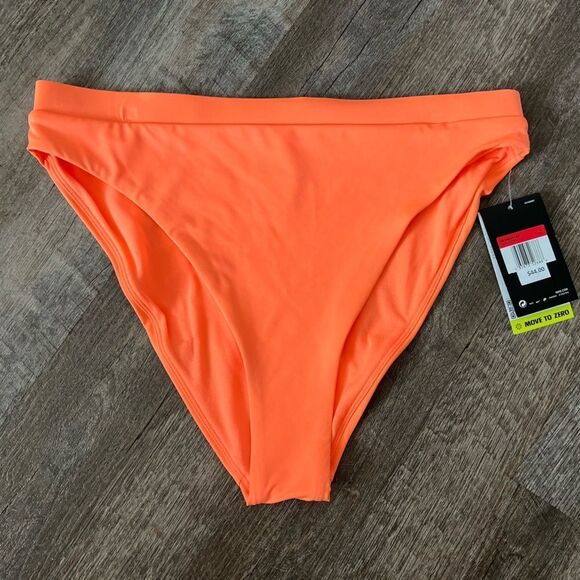 Nike Swim Women's Icon High Waist Bikini Bottom -Size Large - Picture 1 of 6